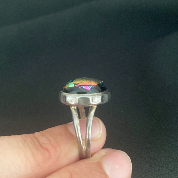 Iridescent Silver Ring NASA - Picture 10 of 11